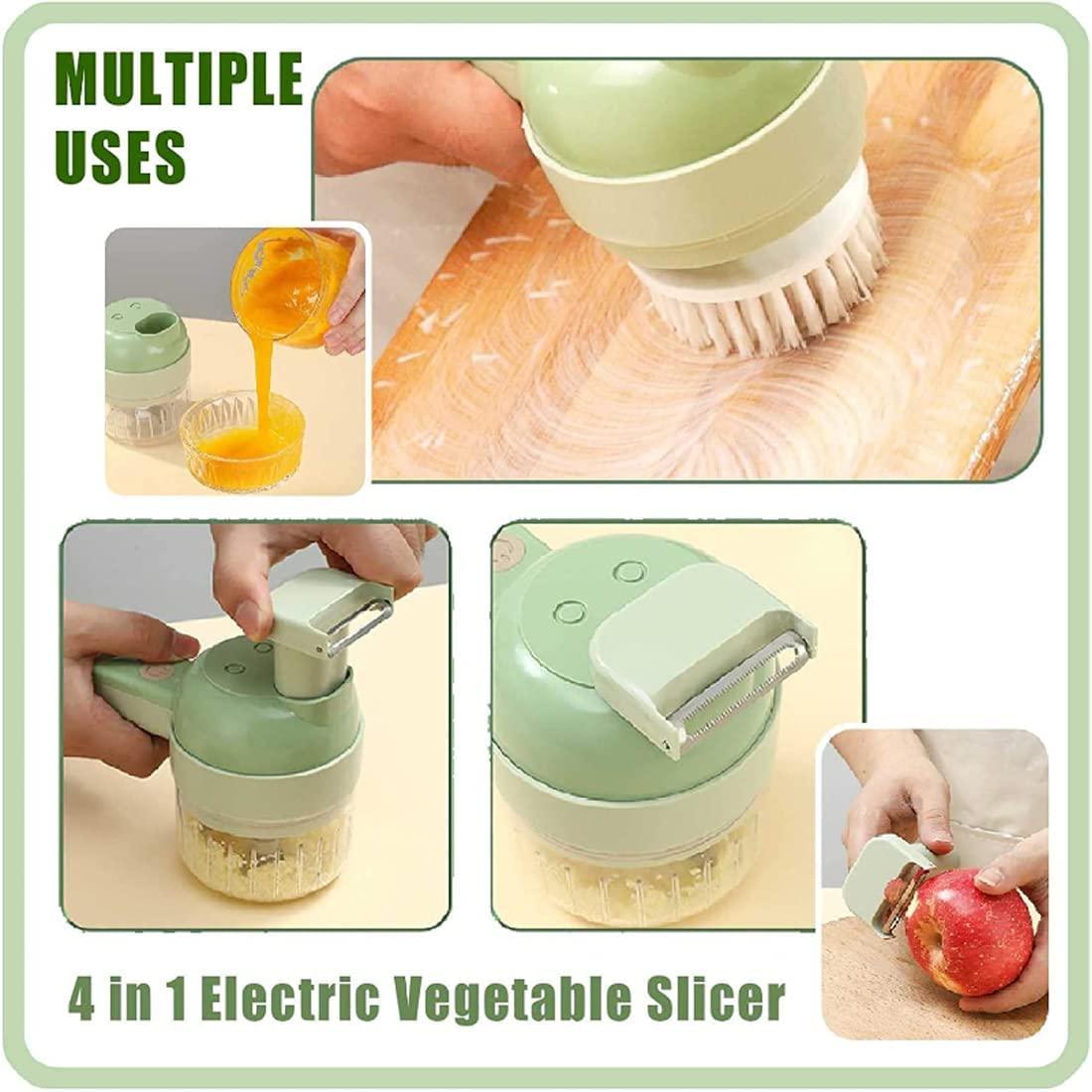 Electric Vegetable Cutter, 4 in 1 – FreshyMart